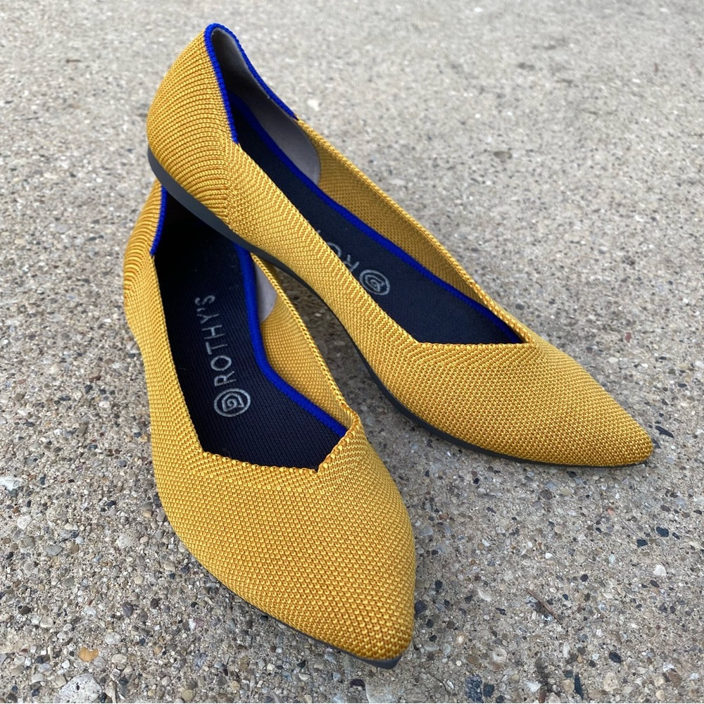 Rothy’s The Point - Yellow size 8